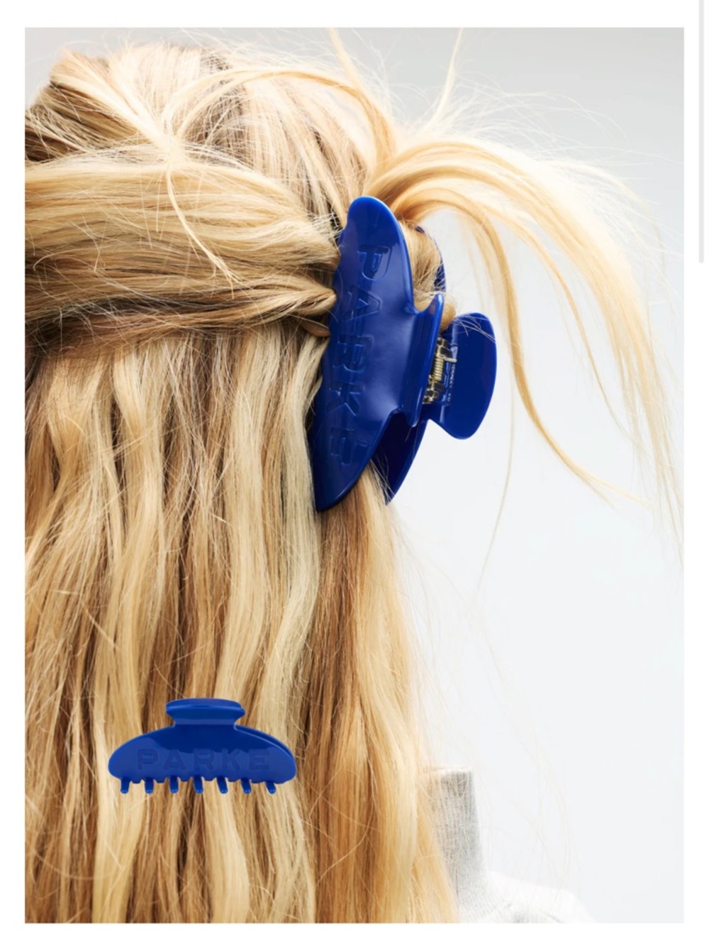 Parke Blue Hair Claw Clip